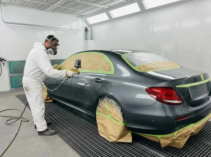 Малярные работы Mercedes