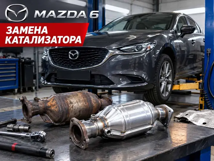Ремонт выхлопной Mazda
